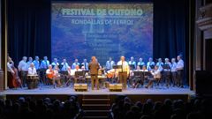 La rondalla del Club de Campo en el Festival de Outono, en el Jofre. 