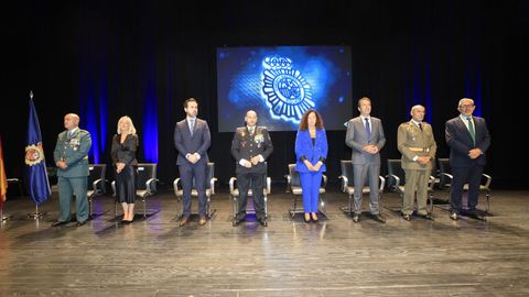 Fiesta de la Polic�a Nacional en Lugo, autoridades