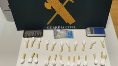 Droga incautada en una operaci�n en Ourense