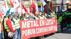 En Vigo se produjeron dos movilizaciones ante Freire y ante Asime