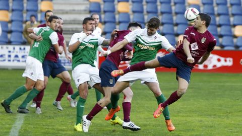 Partido entre el Pontevedra y el Racing en el 2016