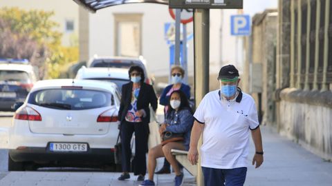 Uso de la mascarilla en las calles de Lugo