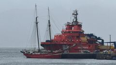 Goleta Noorderlicht, que atrac� en Muros