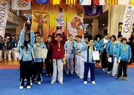 Cuatro equipos gallegos se llevaron los metales en exhibici�n infantil