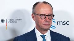 El canciller Friedrich Merz, este mes de febrero en Munich.