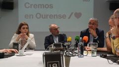 Rueda de prensa del PSOE. En la imagen, Alba Iglesias, Paco Rodr�guez y Alfonso Pav�n.