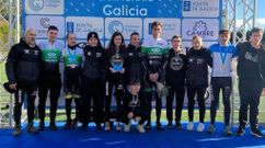 El equipo macedano, brill en el campeonato autonmico y tambin en la Copa Galicia