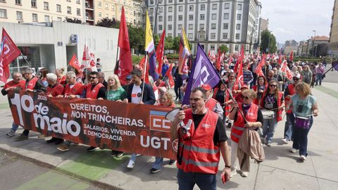 La manifestaci�n de UGT y CC.OO.