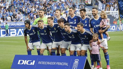 Alineaci�n del Oviedo en el derbi asturiano
