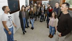 Mart�n Mart�nez y �ngel Eiroa explicaron los detalles del proyecto a los alumnos de Pedagox�a. 