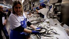 Sardinas en la plaza de  Lugo