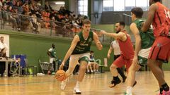 Imagen del �ltimo duelo en casa del Basket Xiria, frente al Chantada