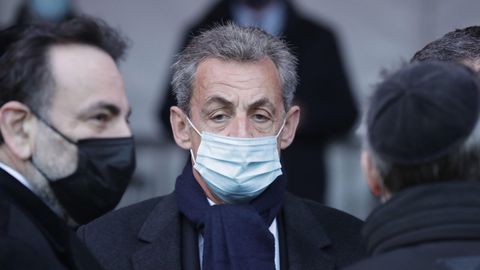 Sarkozy, el pasado da 11 de marzo en un acto en Pars con motivo del Da Europeo de las Vctimas del Terrorismo 