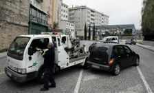 La gr�a es uno de los servicios que el Concello de Ourense tiene externalizado. 