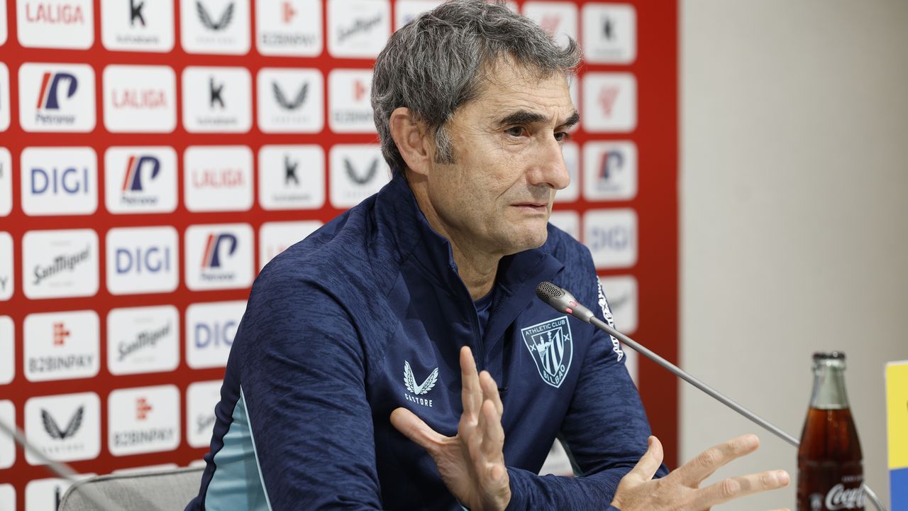 Ernesto Valverde, entrenador del Athletic Club: «El Ourense tiene argumentos para hacernos daño»