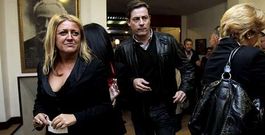 Sestayo, de negro a la izquierda en la fotograf�a, escolt� a Besteiro en una inauguraci�n en Ferrol el pasado 18 de octubre.