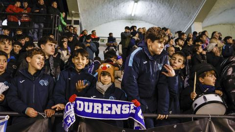 Los m�s peque�os no se quisieron perder el encuentro