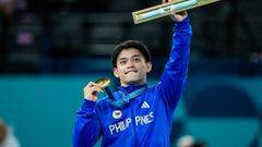 Carlos Yulo.El gimnasta Carlos Yulo gana el oro para Filipinas en los Juegos Ol�mpicos de Par�s