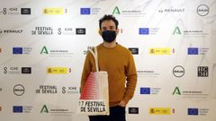 El director, en el festival de Sevilla, donde su cinta fue galardonada