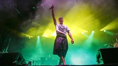 9Louro durante el concierto que ofreci� en las fiestas de San Bartolomeu