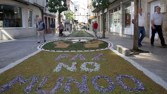 Dia de Corpus con las mejores alfombras florales de Barbanza