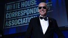 Joe Biden, durante la cena anual de la asociaci�n de corresponsales de la Casa Blanca, el pasado s�bado