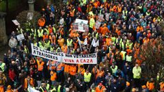 Los cazadores reivindican en Santiago su �modo de vida�