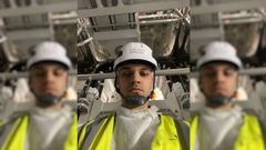 Andr�s Santiago se encuentra ahora mismo trabajando en la creaci�n de un reactor nuclear en Francia