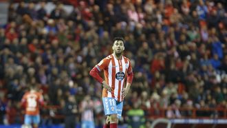 Fede Vico durante su etapa como jugador del CD Lugo en Segunda Divisi&oacute;n