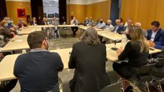 La alcaldesa Lara M�ndez presenta Lugo Transforma a empresarios catalanes en Barcelona
