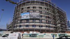 El edificio de Culmia en la zona donde estaba Tafisa, con vistas al r�o L�rez.