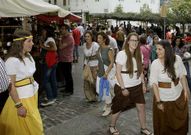 Mercado Medieval de Mondo�edo, una de las citas de agosto.