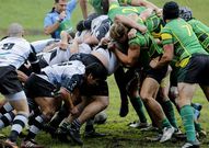 Imagen del encuentro disputado ayer en Acea de Ama. 