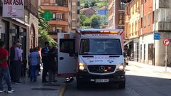 Atropello en El Entrego.Atropello en El Entrego