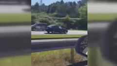 En direcci�n contraria por la A-52