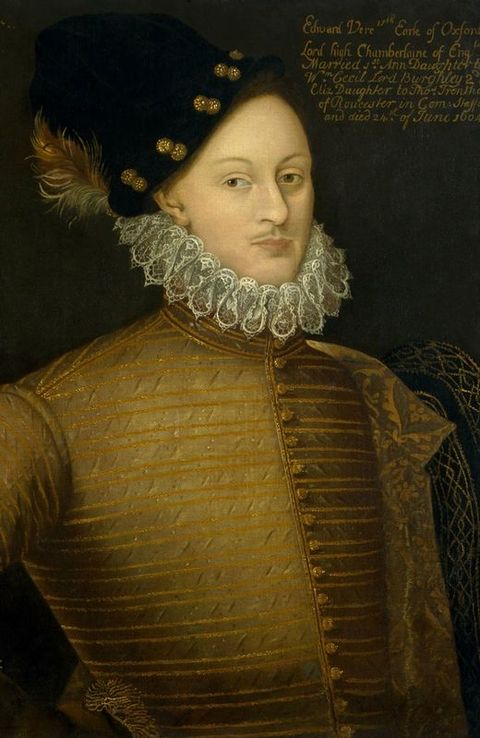 Retrato de autor desconocido de Edward de Vere, d�cimo s�ptimo conde de Oxford, en 1575 