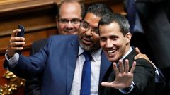 Guaid� acudi� este martes al Parlamento para activar una ley de transici�n