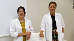 La neuropsic�loga Alicia Lage, a la derecha de la imagen