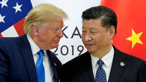 Donald Trump y Xi Jinping, durante una cumbre en el 2019 en Osaka