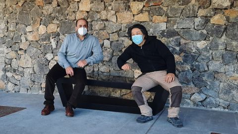 ALCALDE CON TADANORI YAMAGUCHI y su última obra para el Centro Social de la Caballería