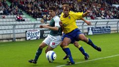 Juanito y Ra�l L�pez en el Racing-C�diz de la temporada 2004/05