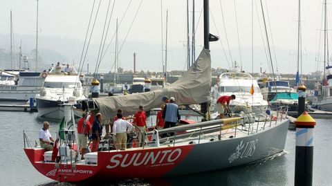 Visita de Juan Carlos I a Sanxenxo en el 2001