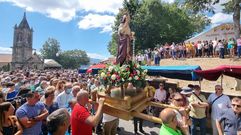 Procesi�n de Santa Marta de Ribarteme sin ata�des