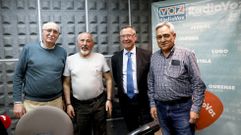 Carreira, Fernndez, Vzquez y Garca compartieron sus ancdotas personales en RadioVoz.