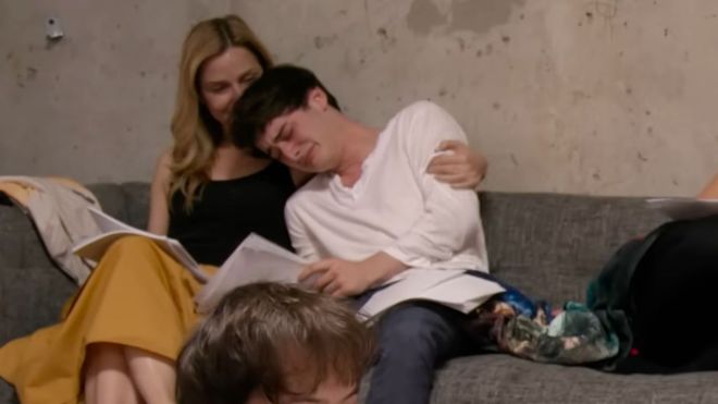 Noah Schnapp, en la lectura del guion