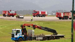 Peinador, sin vuelos de llegada durante tres horas y media