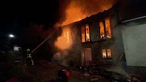 Incendio Soto de Lui�a, Cudillero