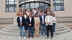 Representantes de la Xunta y de los tres ayuntamientos se dieron cita en Bveda para clausurar el centro junto con los alumnos