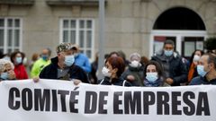 O Grove sali� a la calle en diferentes ocasiones a lo largo del �ltimo a�o en defensa de los puestos de trabajo de la conservera