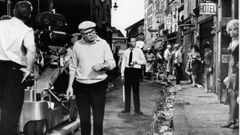Billy Wilder, durante la grabaci�n de �Irma la dulce�